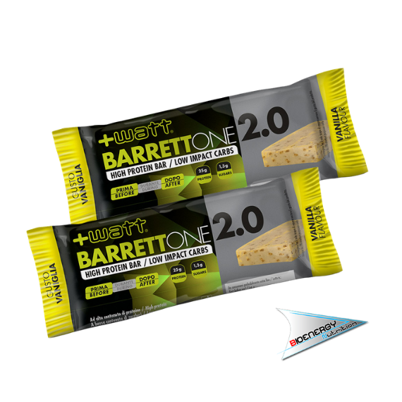 +Watt-BARRETTONE 2.0 (Confezione 20 barrette da 70 gr)   Crema Vaniglia  